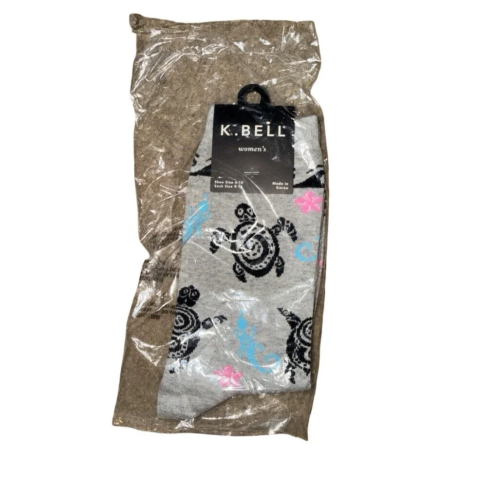 Wholesale 18 Pairs K Bell Women’s Socks Lot Novelty Crew Socks Sock Size 9-11